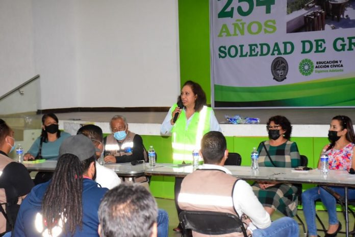 LEONOR NOYOLA ENCABEZA CAPACITACIONES EN MATERIA DE PROTECCIÓN CIVIL