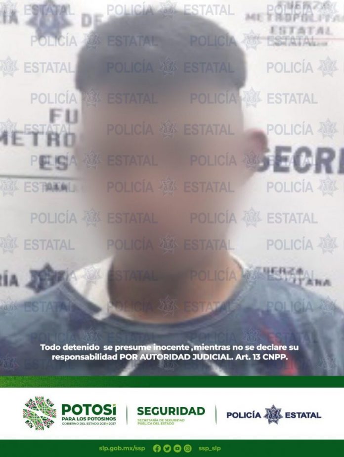 ANDABA CON ARMA PROHIBIDA, FUE DETENIDO EN SGS