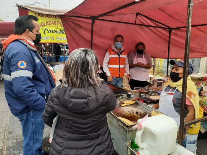 SUPERVISAN CUMPLIMIENTO DE PROTOCOLOS CONTRA COVID EN MERCADOS Y TIANGUIS